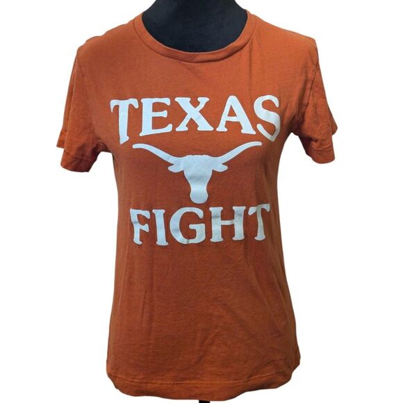 Champion Texas Longhorns "TEXAS FIGHT" T-Shirt Size S - Picture 1 of 6